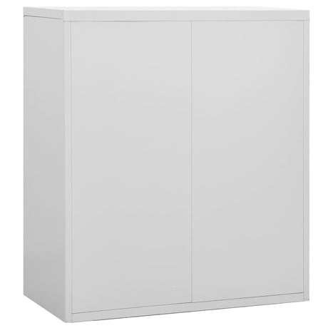 Archiefkast 90x46x103 cm staal lichtgrijs - AllerleiShop