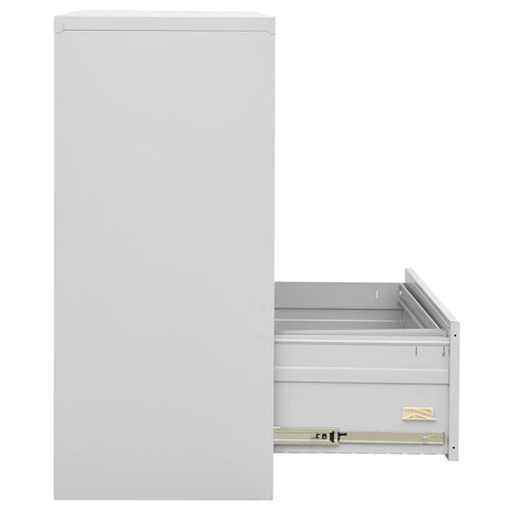 Archiefkast 90x46x103 cm staal lichtgrijs - AllerleiShop