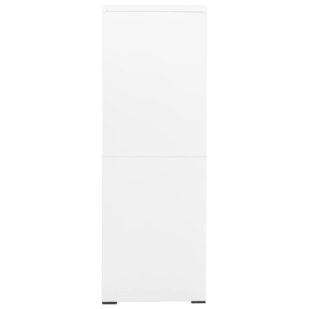 Archiefkast 90x46x134 cm staal wit - AllerleiShop