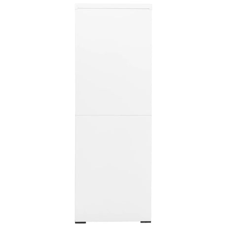 Archiefkast 90x46x134 cm staal wit - AllerleiShop