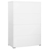 Archiefkast 90x46x134 cm staal wit - AllerleiShop