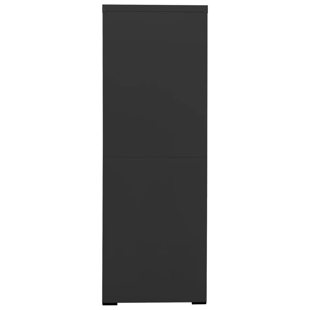 Archiefkast 90x46x134 cm staal antracietkleurig - AllerleiShop