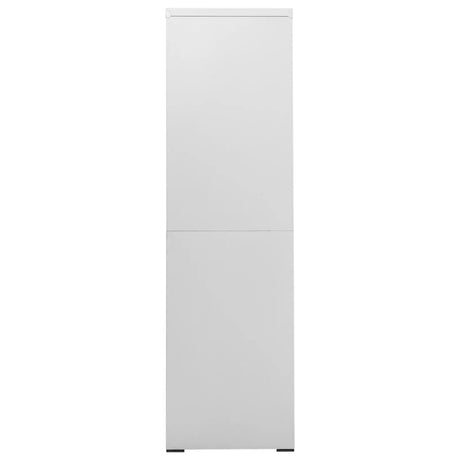 Archiefkast 90x46x164 cm staal lichtgrijs - AllerleiShop