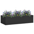 Kantoorbloembak 90x40x23 cm staal antracietkleurig - AllerleiShop