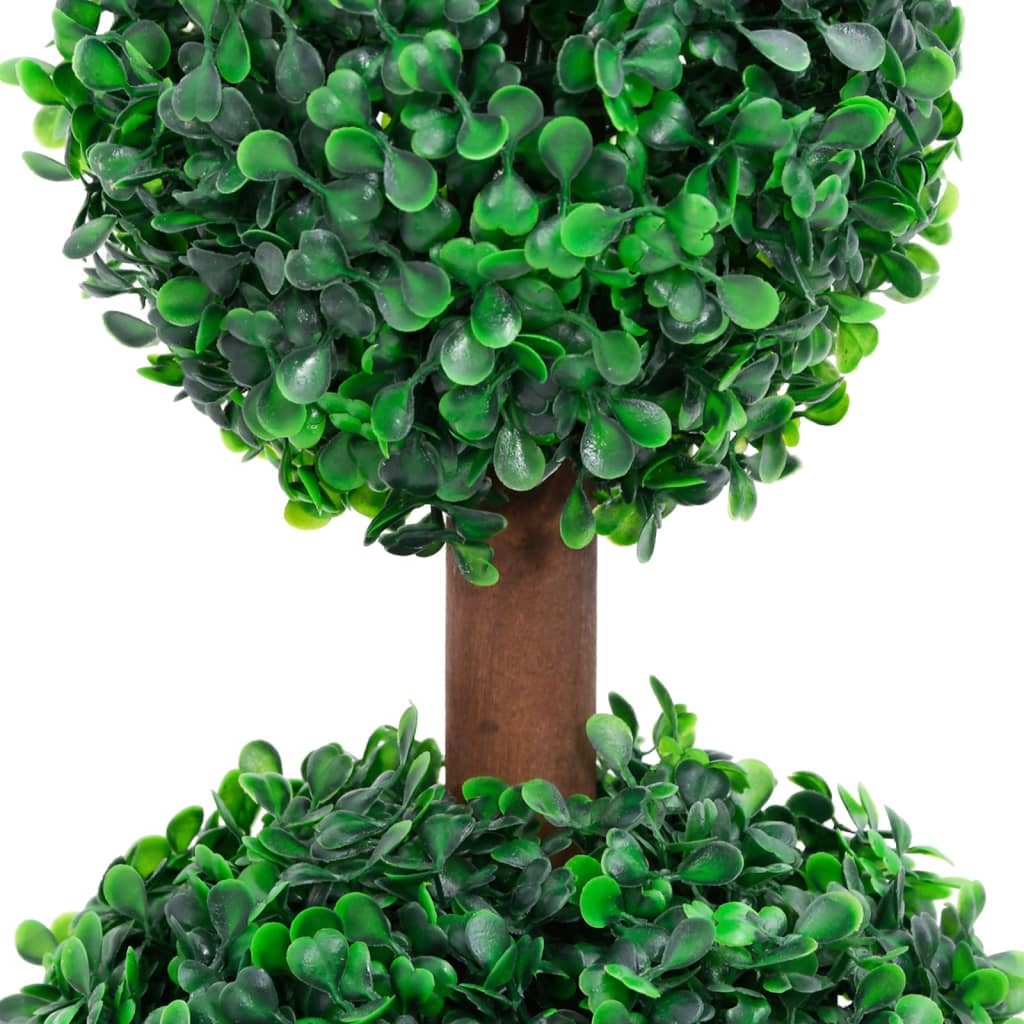 Kunstplant met pot buxus bolvorming 60 cm groen - AllerleiShop