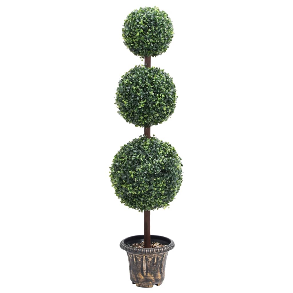 Kunstplant met pot buxus bolvorming 118 cm groen - AllerleiShop