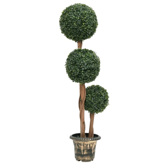 Kunstplant met pot buxus bolvorming 119 cm groen - AllerleiShop