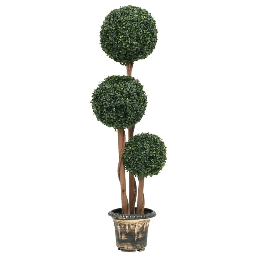 Kunstplant met pot buxus bolvorming 119 cm groen - AllerleiShop