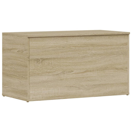 Opbergkist 84x42x46 cm bewerkt hout sonoma eikenkleurig - AllerleiShop