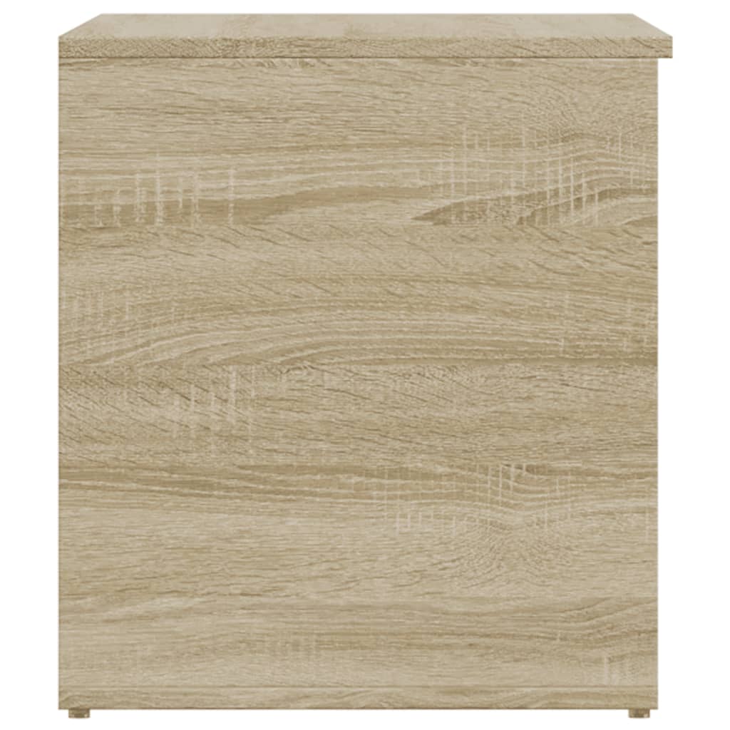 Opbergkist 84x42x46 cm bewerkt hout sonoma eikenkleurig - AllerleiShop