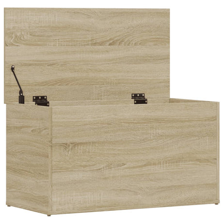 Opbergkist 84x42x46 cm bewerkt hout sonoma eikenkleurig - AllerleiShop