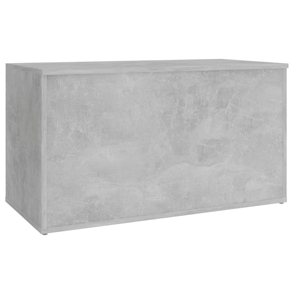 Opbergkist 84x42x46 cm bewerkt hout betongrijs - AllerleiShop