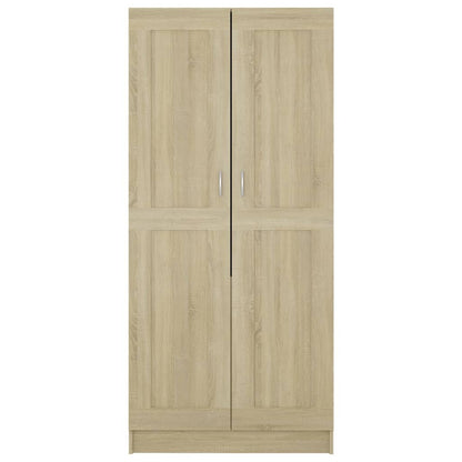 Kledingkast 82,5x51,5x180 cm bewerkt hout sonoma eikenkleurig - AllerleiShop