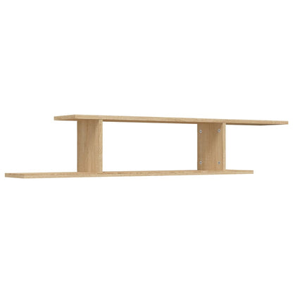 Tv-wandschap 125x18x23 cm bewerkt hout sonoma eikenkleurig - AllerleiShop