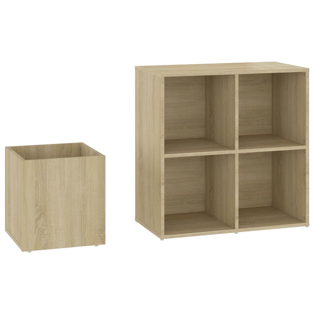 Opbergkast 105x35,5x70 cm bewerkt hout sonoma eikenkleurig - AllerleiShop