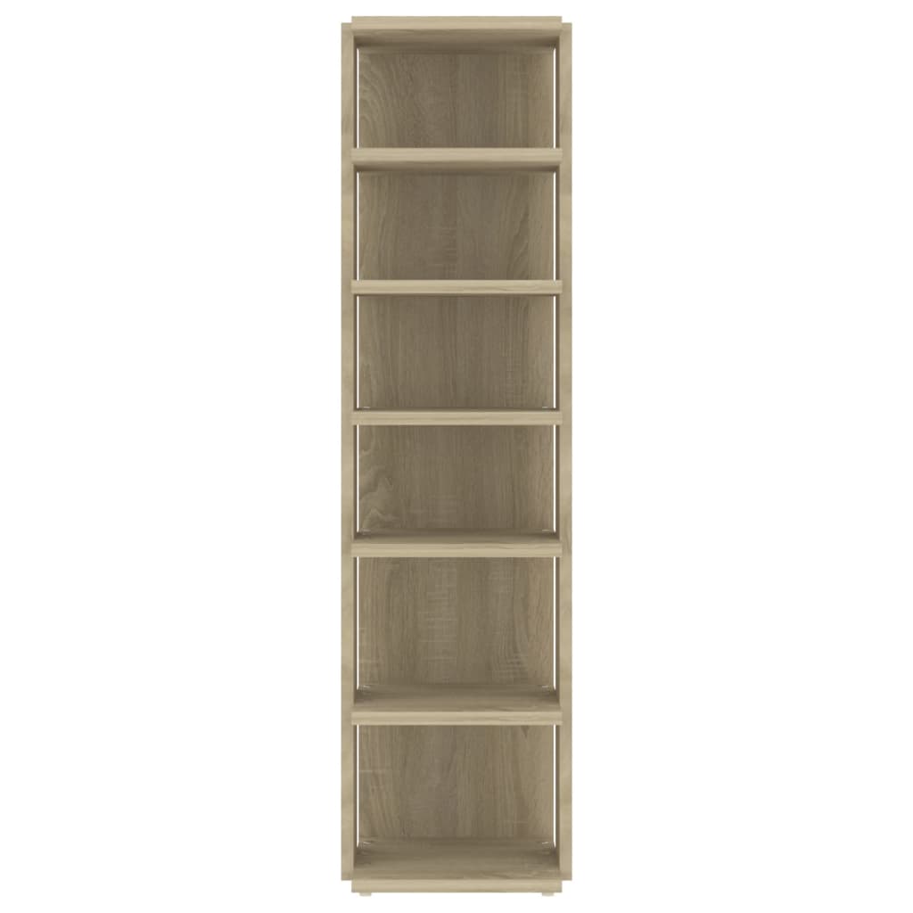 Schoenenkast 27,5x27x102 cm bewerkt hout sonoma eikenkleurig - AllerleiShop