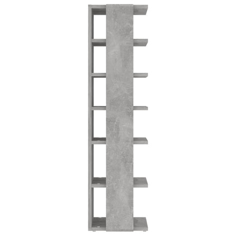 Schoenenkast 27,5x27x102 cm bewerkt hout betongrijs - AllerleiShop