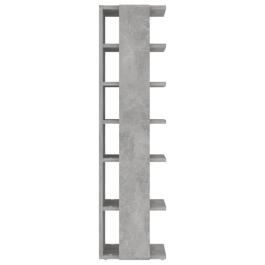 Schoenenkasten 2 st 27,5x27x102 cm betongrijs - AllerleiShop