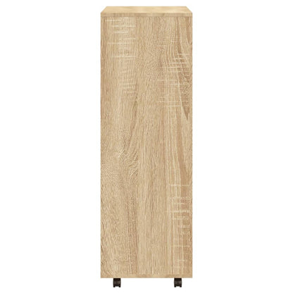 Kledingkast 80x40x110 cm bewerkt hout sonoma eikenkleurig - AllerleiShop