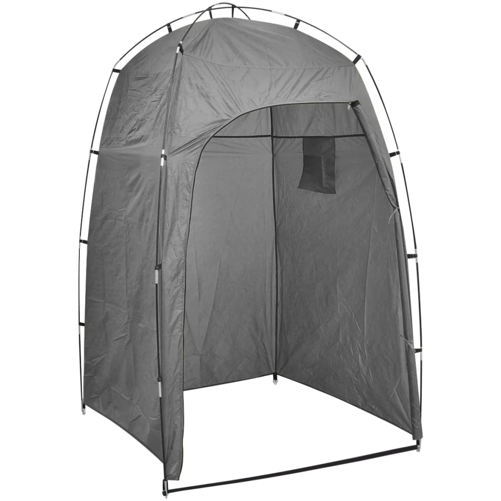 Kampeertoilet met tent draagbaar 10 + 10 L