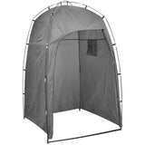 Kampeertoilet met tent draagbaar 10 + 10 L