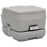 Kampeertoilet met tent draagbaar 10 + 10 L