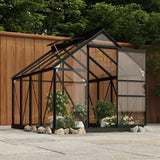 Vervangend frame tuinkas 155x103x191 cm aluminium antraciet