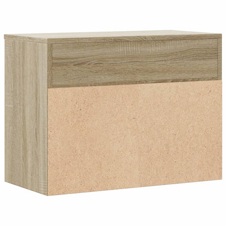 Schoenenbank 60x30x45 cm bewerkt hout sonoma eikenkleurig - AllerleiShop