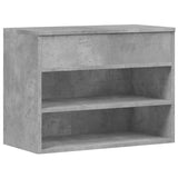 Schoenenbank 60x30x45 cm bewerkt hout betongrijs - AllerleiShop