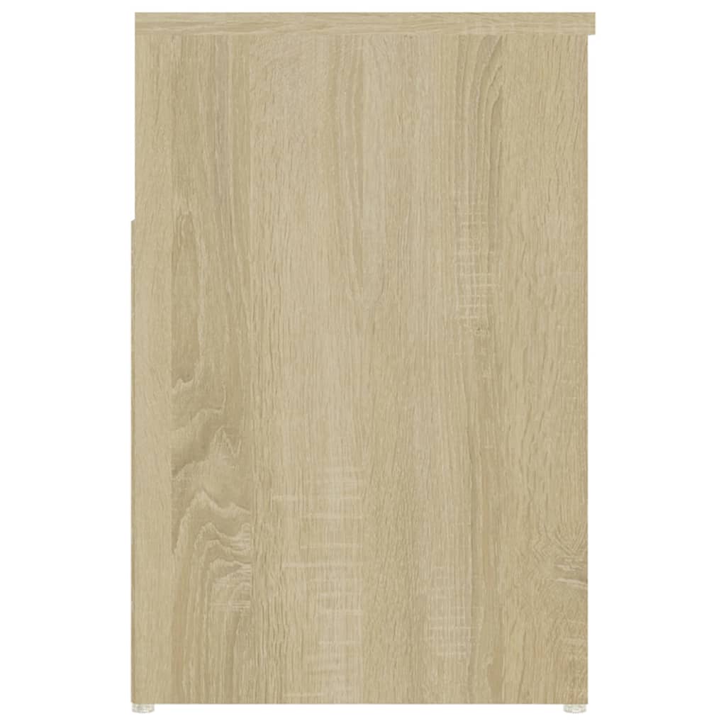 Schoenenbank 80x30x45 cm bewerkt hout sonoma eikenkleurig - AllerleiShop