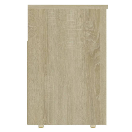 Schoenbank 105x30x45 cm bewerkt hout sonoma eikenkleurig - AllerleiShop