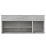 Schoenenbank 105x30x45 cm bewerkt hout betongrijs - AllerleiShop