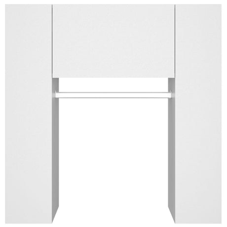 Halmeubel 97,5x37x99 cm bewerkt hout wit - AllerleiShop