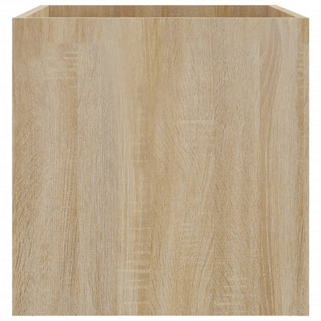 Plantenbak 40x40x40 cm bewerkt hout sonoma eiken - AllerleiShop