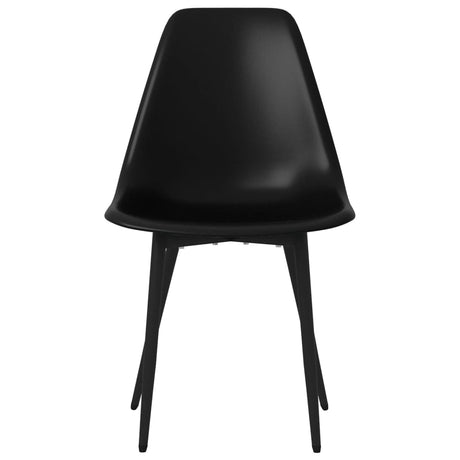 Eetkamerstoelen 2 st PP zwart - AllerleiShop