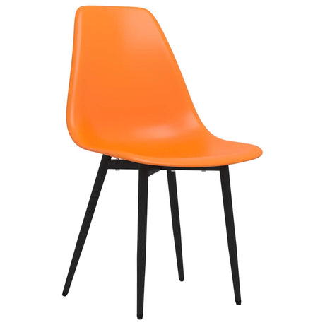 Eetkamerstoelen 2 st PP oranje - AllerleiShop