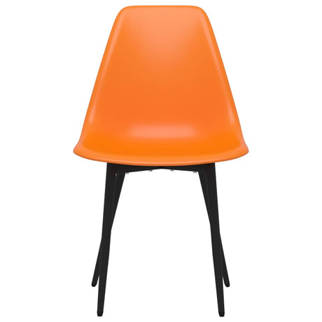 Eetkamerstoelen 2 st PP oranje - AllerleiShop