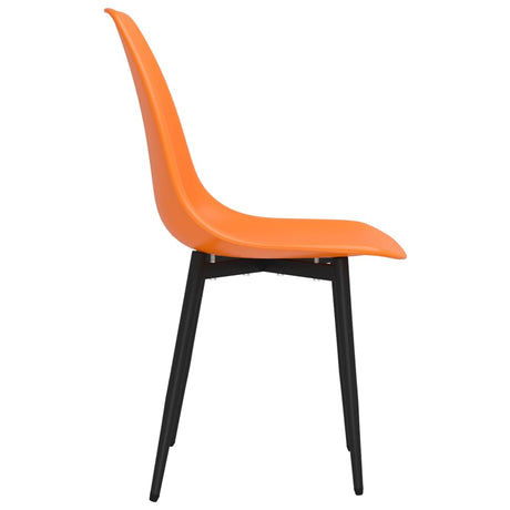 Eetkamerstoelen 2 st PP oranje - AllerleiShop