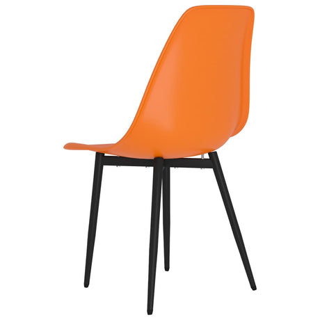 Eetkamerstoelen 2 st PP oranje - AllerleiShop