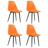 Eetkamerstoelen 4 st PP oranje - AllerleiShop