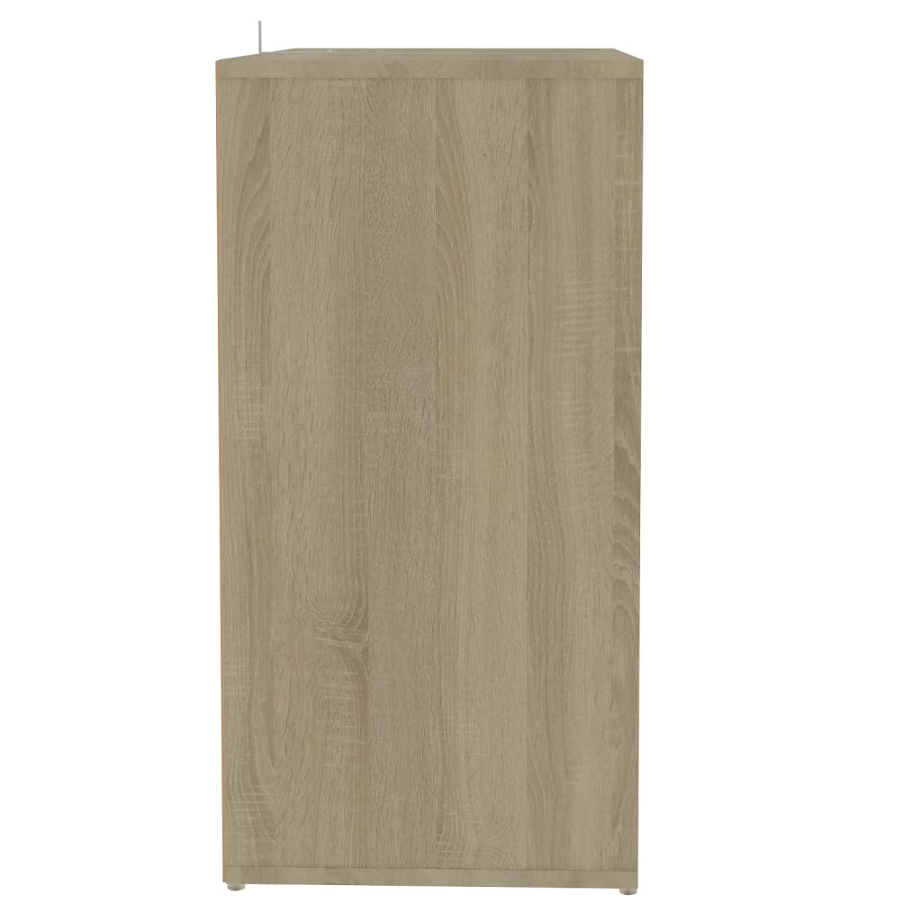 Schoenenkast 60x35x70 cm bewerkt hout sonoma eikenkleurig - AllerleiShop