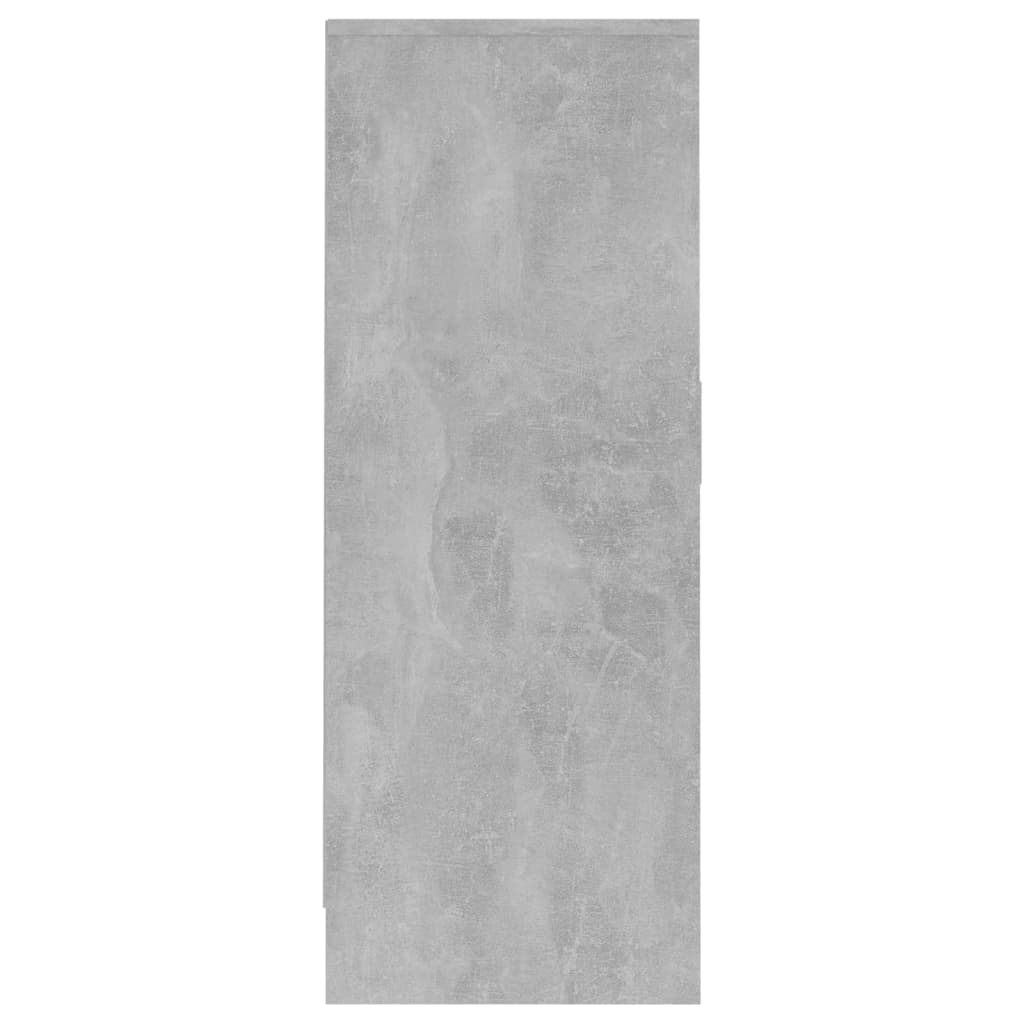 Schoenenkast 60x35x92 cm bewerkt hout betongrijs - AllerleiShop