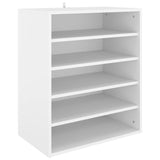 Schoenenkast 60x35x70 cm bewerkt hout wit - AllerleiShop