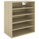 Schoenenkast 60x35x70 cm bewerkt hout sonoma eikenkleurig - AllerleiShop