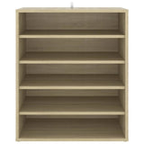 Schoenenkast 60x35x70 cm bewerkt hout sonoma eikenkleurig - AllerleiShop