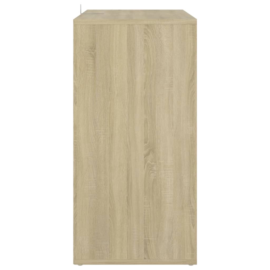 Schoenenkast 60x35x70 cm bewerkt hout sonoma eikenkleurig - AllerleiShop