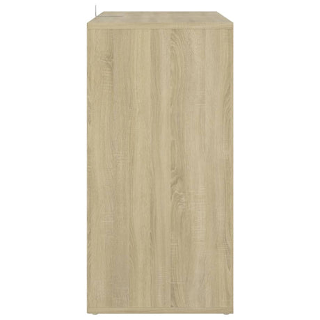 Schoenenkast 60x35x70 cm bewerkt hout sonoma eikenkleurig - AllerleiShop