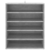 Schoenenkast 60x35x70 cm bewerkt hout betongrijs - AllerleiShop