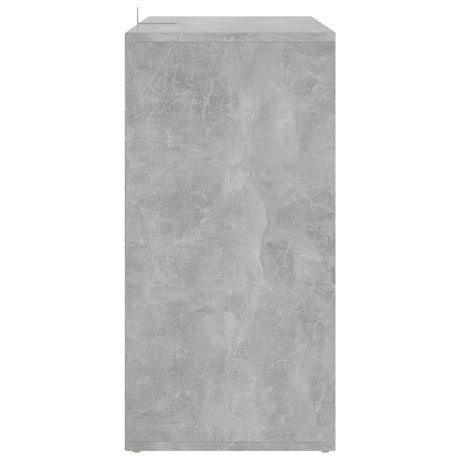 Schoenenkast 60x35x70 cm bewerkt hout betongrijs - AllerleiShop