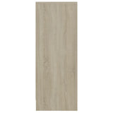 Schoenenkast 60x35x92 cm bewerkt hout sonoma eikenkleurig - AllerleiShop